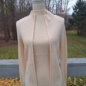 Creamy White 2-piece sweater set from Brooks Brothers Country Club Line.